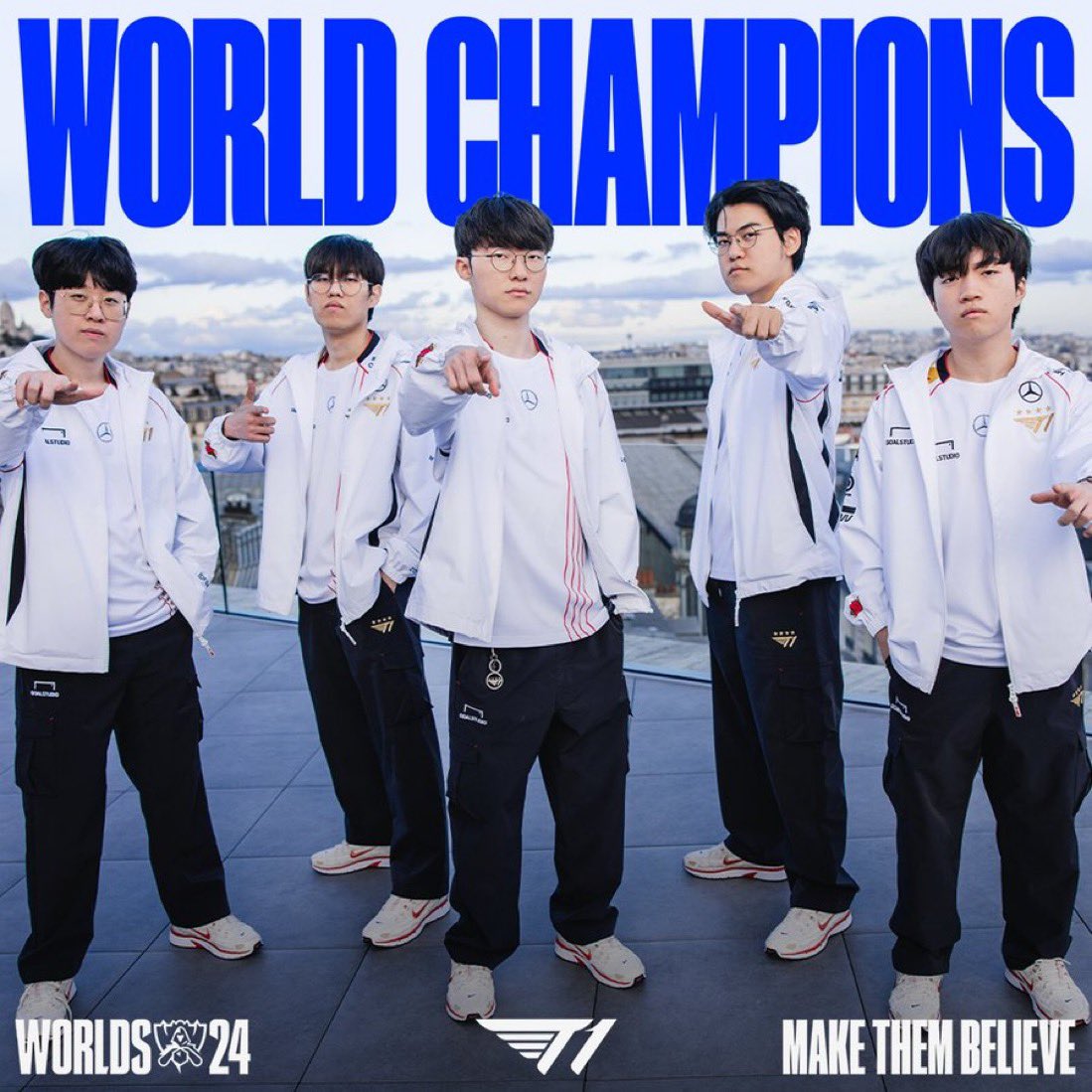 T1 ARE YOUR #WORLDS2024 CHAMPIONS 🏆
