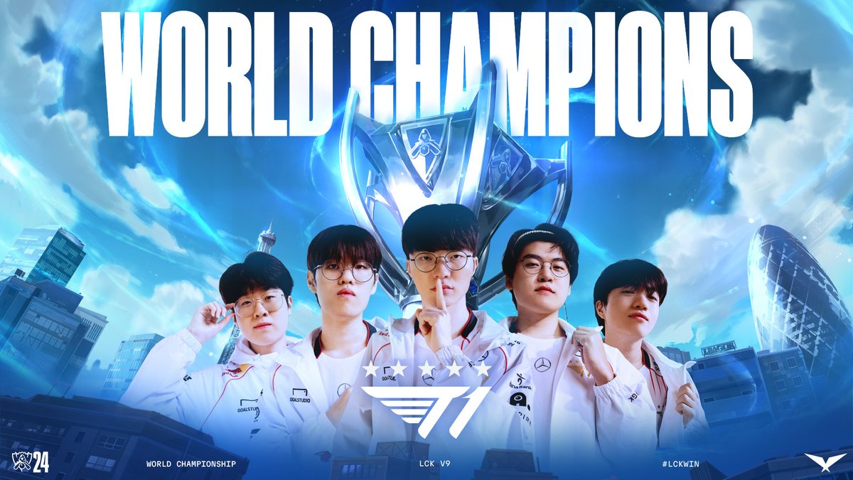 LCK's tweet image. The one and only Champion that can bear the weight of the crown.👑

Congratulations @T1LoL!