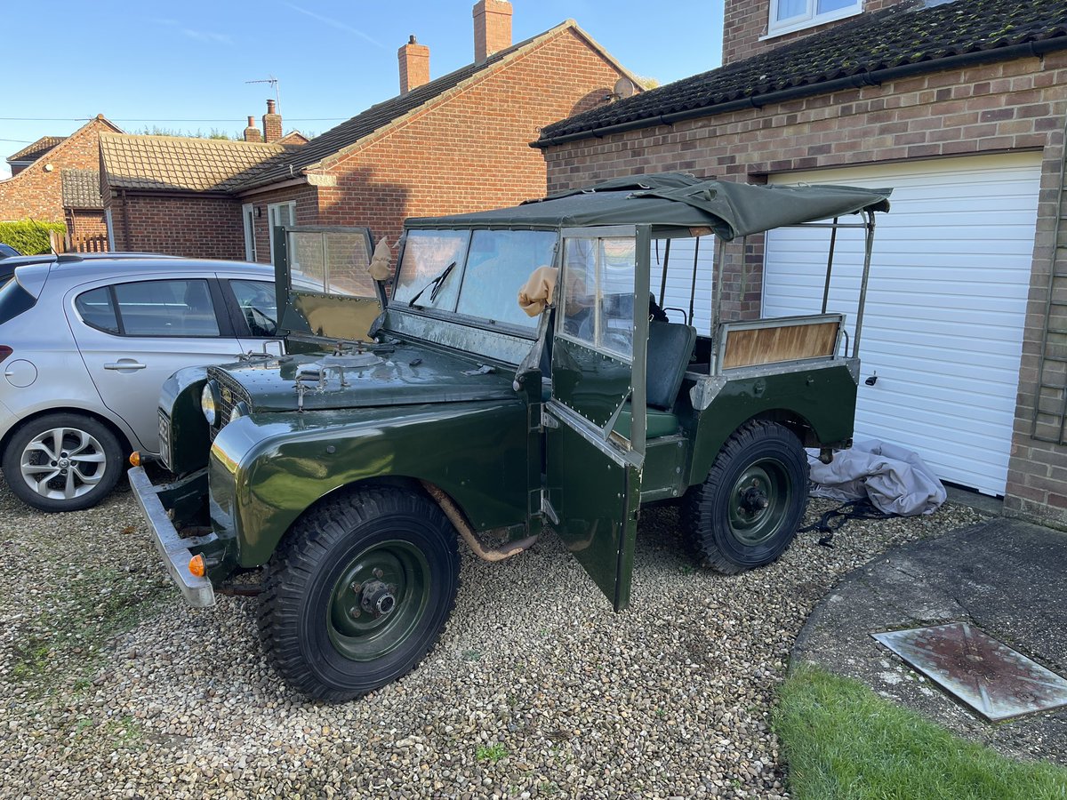 Wesley the Land Rover is off for restoration soon, so gave him a bit of a spring clean ready for the lorry picking him and the living van up… I can’t wait for their return!