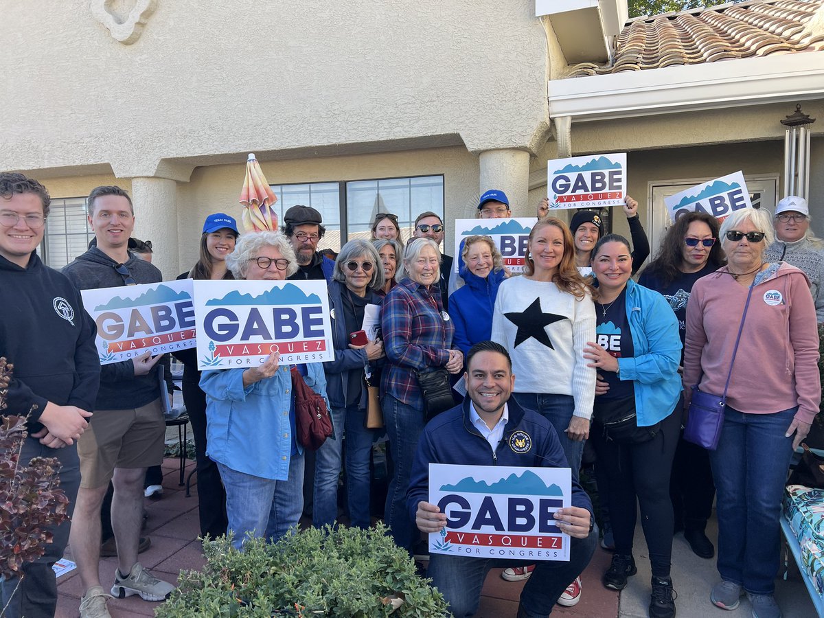 MelanieforNM's tweet photo. Its the last day to vote early before Election Day and we’re spending it kicking off canvasses and talking to voters because everything is on the line in just 3 days. So here’s the ask: volunteer, knock doors, and call voters. Lets win this New Mexico! https://t.co/wcKakDISiu