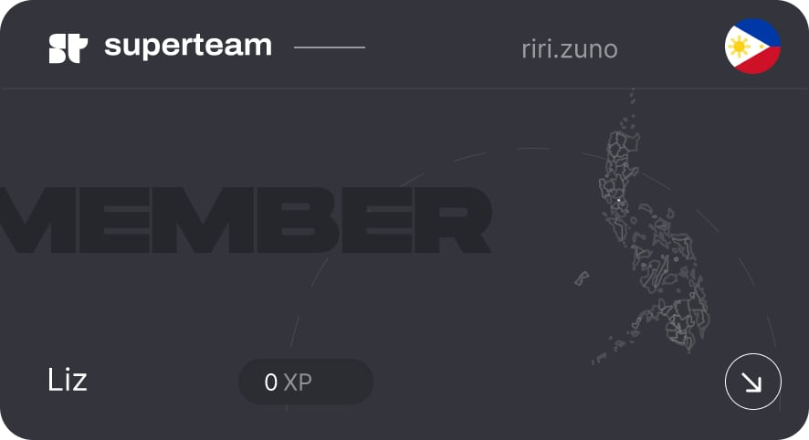 Superteam is my first Web3 community. 💯

I started being a member then landed the Lead Coordinator role. 

Now, 

I'm happy to share that I am now the Community Growth Lead for <a href="/SuperteamPHL/">Superteam Philippines</a> for a month now. 🇵🇭