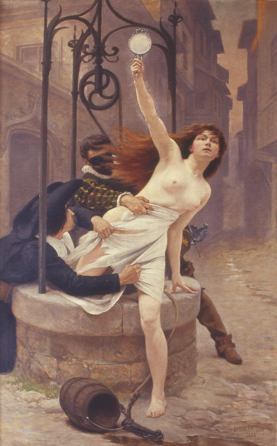 Truth leaving the well
Eduard Debat-Ponson
1898