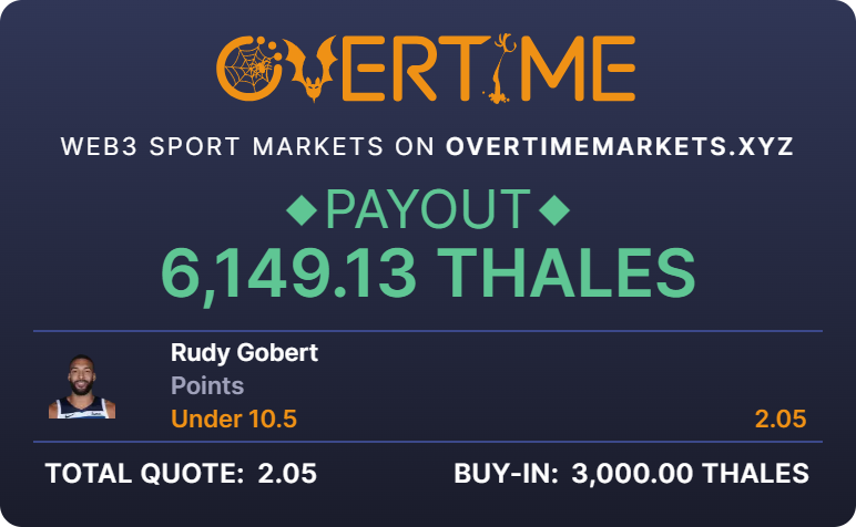 Daily lock in <a href="/OvertimeMarkets/">Overtime</a> – let’s gooo! 💥 overtimemarkets.xyz