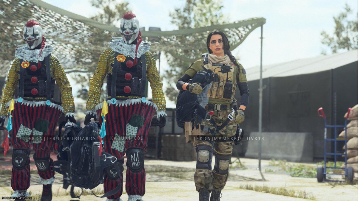 TeruTeruBoards's tweet image. チーム:おさげズ
#CoDWarzone
#EKDN小隊