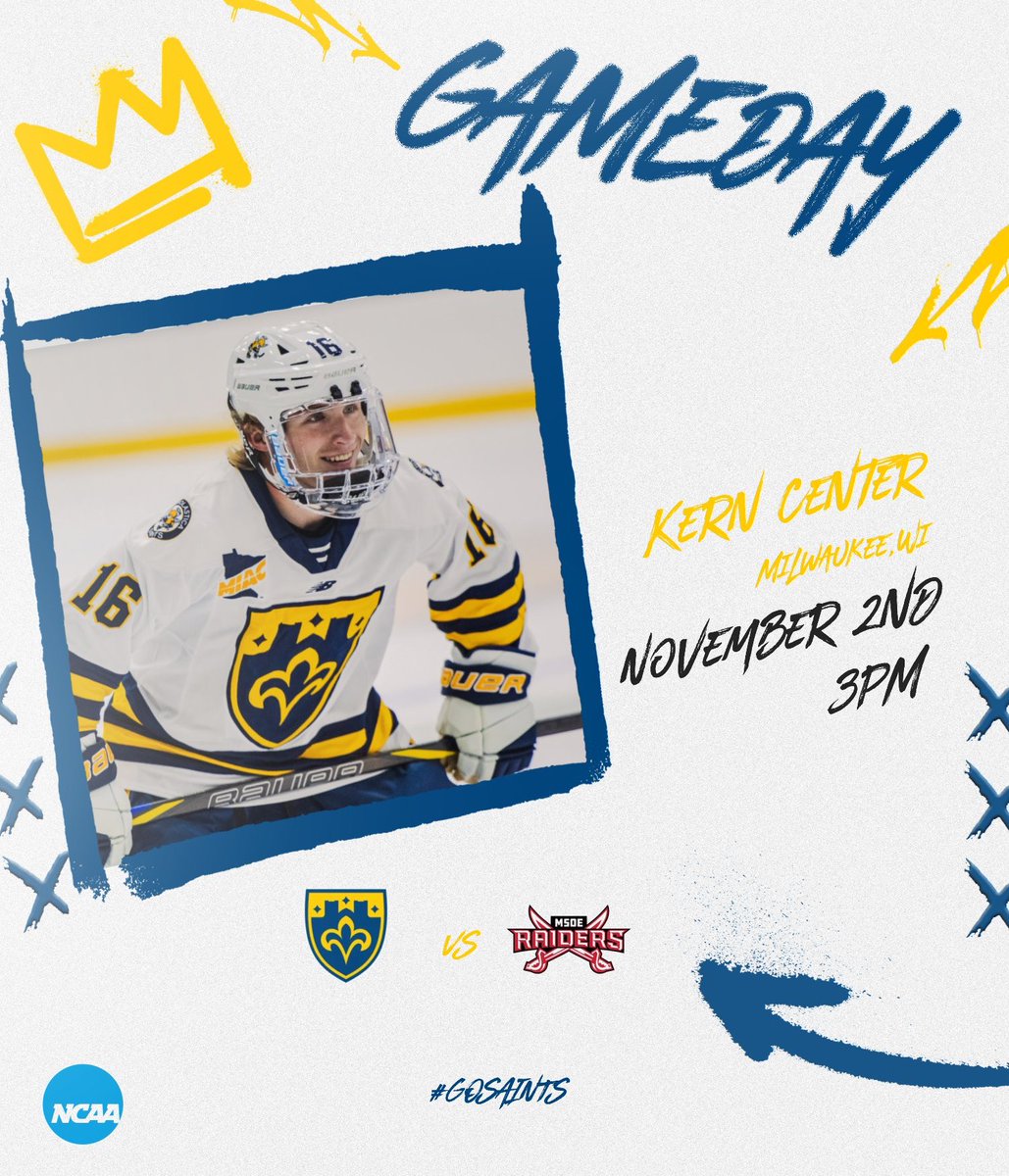🚨 GAME TWO 🚨

The Saints take on MSOE for the second game of the series today at 3pm! 

Live stream for the game is linked below👼

Link: boxcast.tv/channel/trg9q0…