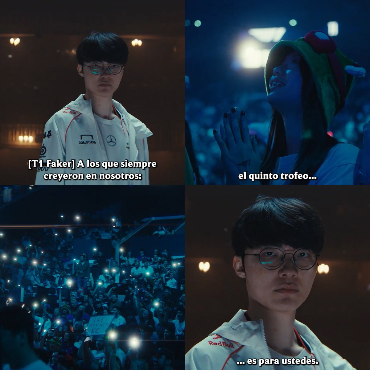 El mejor de todos los tiempos lo dijo y lo cumplió. 
#Faker #T1win #Worlds2024