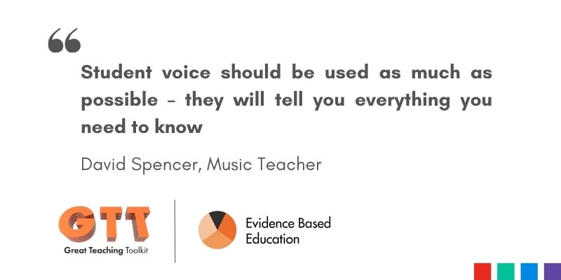 EvidenceInEdu's tweet photo. Learners are the experts in their learning experience ✍️

David Spencer, a music teacher at Nexus International, shares how student feedback shaped his professional development.

Read it here 👇
 https://t.co/2kpxXaly1y https://t.co/Urx8oiDgzx