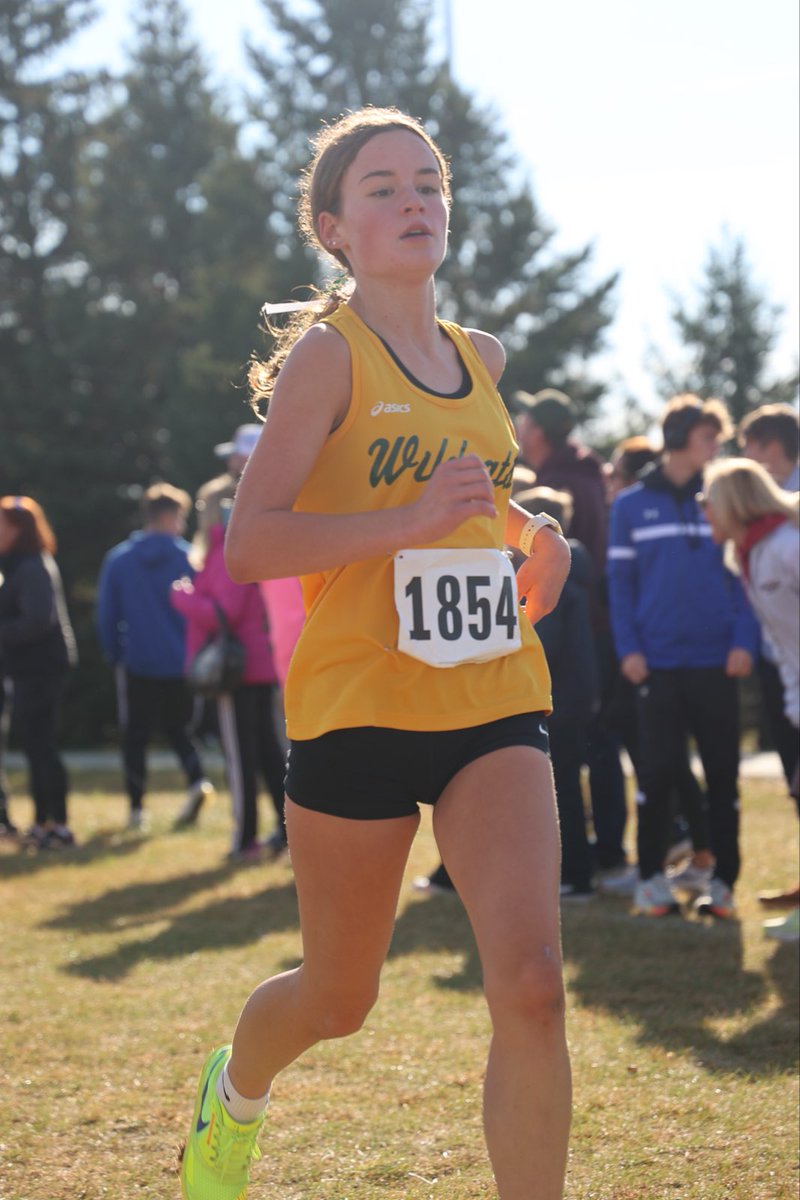 First Penguin Award goes to Brooke. Absolutely massive effort. PR by 20 seconds for the 2nd week in a row. Just missed out on State qualifying. The moment was not too big for this freshman. #Kaizen