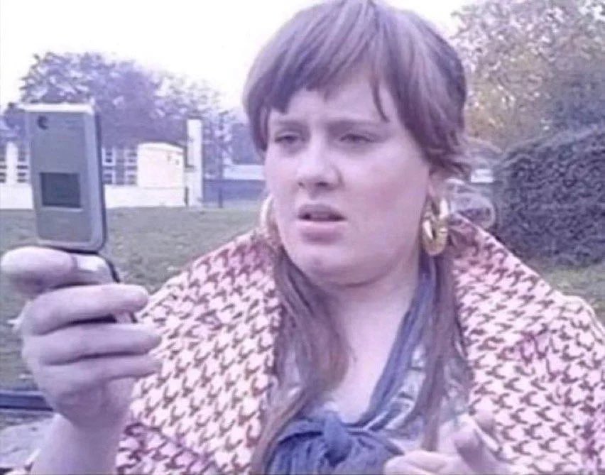 keepkeef's tweet photo. i hate gay halloween what do you mean you’re Adele with her flip phone and nearly finished cigarette? https://t.co/biK313Cmi0