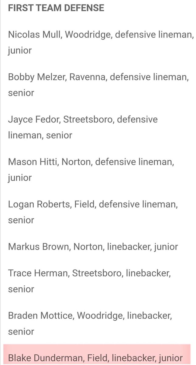 Thankful to make all league linebacker!