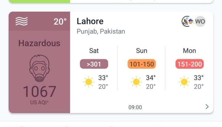 Thank you <a href="/thenews_intl/">The News</a> for reporting the facts: smog is indeed “caused by low-grade diesel fumes”. Crop burning is only a minor factor; and both sides of the border share pollution depending on wind direction. Today’s numbers were truly terrifying - urgent action required.