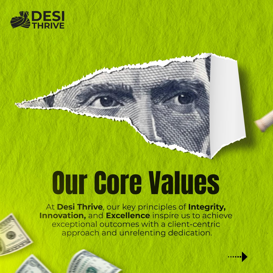 DesiThrive's tweet photo. At Desi Thrive, we’re not just a marketing agency—we’re your partners in growth! #DesiThrive #CoreValues #Mission #Vision #DigitalMarketing https://t.co/hv3CktgGs4