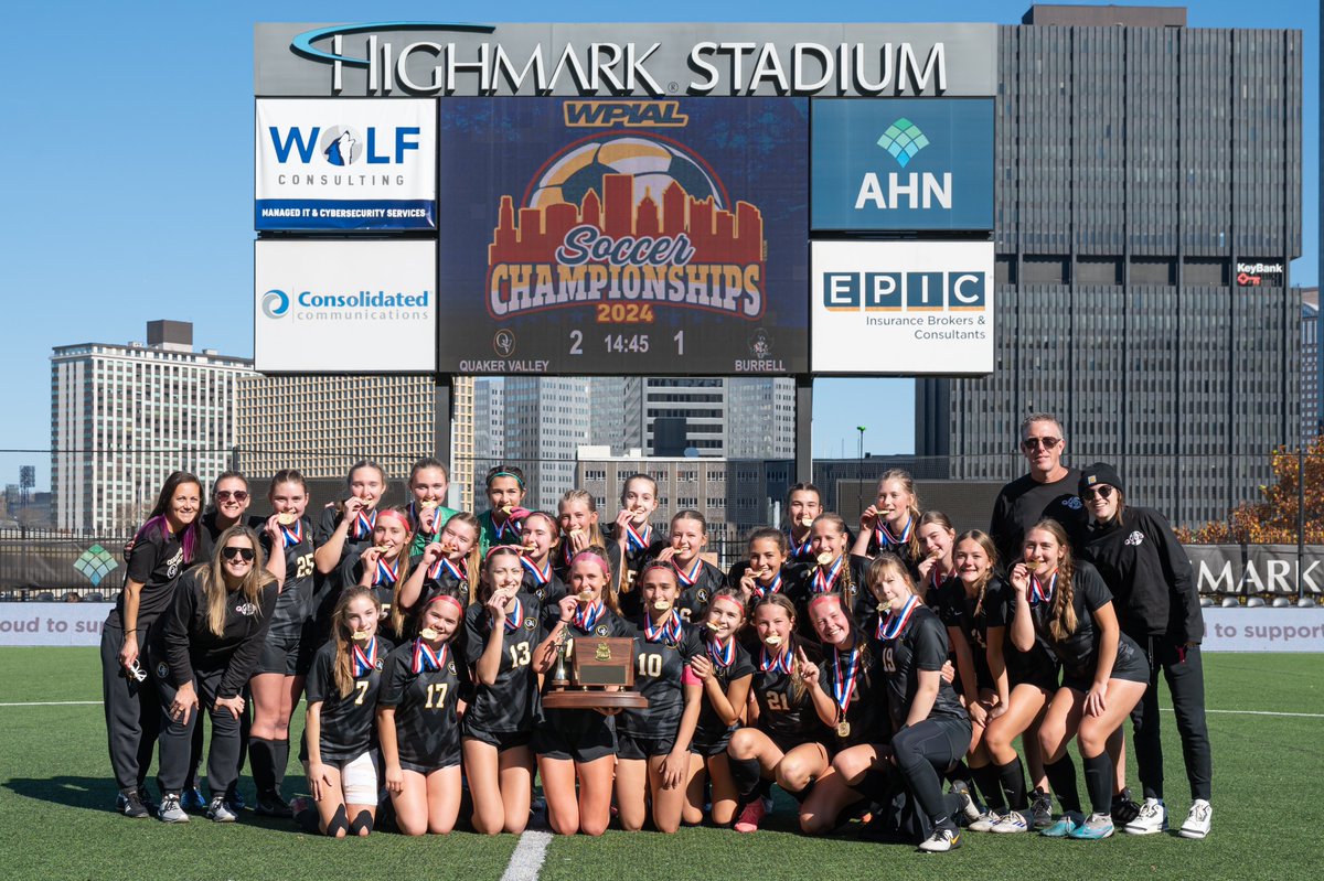 scottcind's tweet photo. @annabelmiko put Quaker Valley up early against Burrell but Lilly Baker taps in the game winner capturing the WPIAL 2A championship for the Quakers, 2-1.

Photos at: https://t.co/Rw7y4yXvP6

@pghsoccernow @TribLiveHSSN @PGVarsityXtra @QV_GirlsSoccer https://t.co/OJoXXl4Z3k