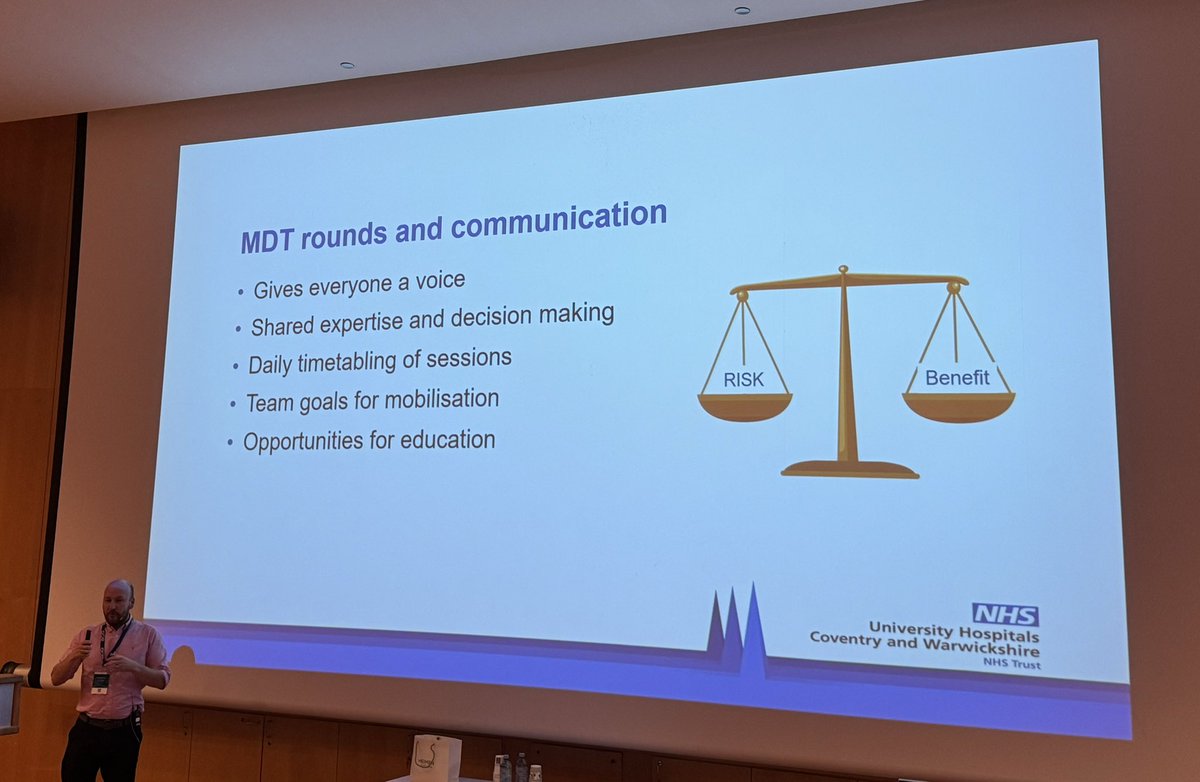 Alice Ray (@astanes) on Twitter photo βMDT rounds give everyone a voice, allow for shared expertise and decision makingβ - inspiring points from <a href="/Davido744/">Prof David McWilliams</a> encouraging leadership from the ground up to better patient outcomes & optimise early rehab π#ICUrehab24Oslo <a href="/RecoveryICU/">ICURecovery</a> βMDT rounds give everyone a voice, allow for shared expertise and decision makingβ - inspiring points from <a href="/Davido744/">Prof David McWilliams</a> encouraging leadership from the ground up to better patient outcomes & optimise early rehab π#ICUrehab24Oslo <a href="/RecoveryICU/">ICURecovery</a>