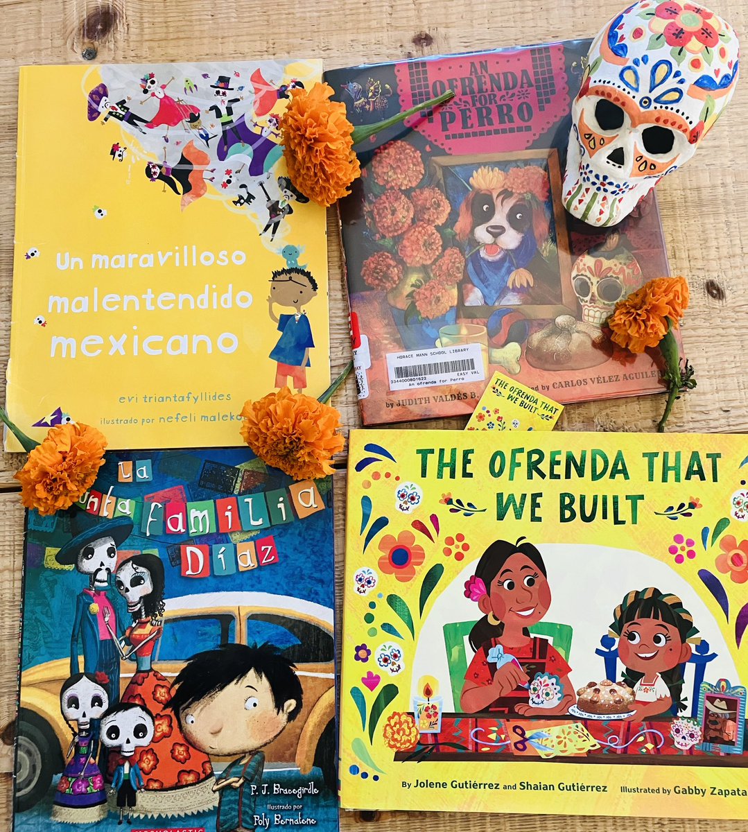 H. Lorenzo (@haloteachlearn) on Twitter photo Our #DiaDeLosMuertos #picturebook collection this year!
#kidlit #PB #writingcommunity
<a href="/writerjolene/">📚 Jolene Gutiérrez--writer & librarian 📚</a> <a href="/gabbyzapata/">Gabby Zapata</a> Our #DiaDeLosMuertos #picturebook collection this year!
#kidlit #PB #writingcommunity
<a href="/writerjolene/">📚 Jolene Gutiérrez--writer & librarian 📚</a> <a href="/gabbyzapata/">Gabby Zapata</a>