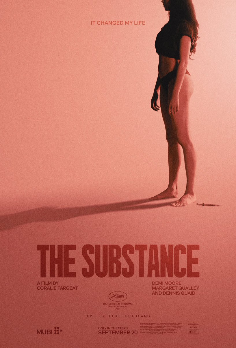 A little late to the party with this one but here’s my first alt poster for The Substance! #TheSubstance
