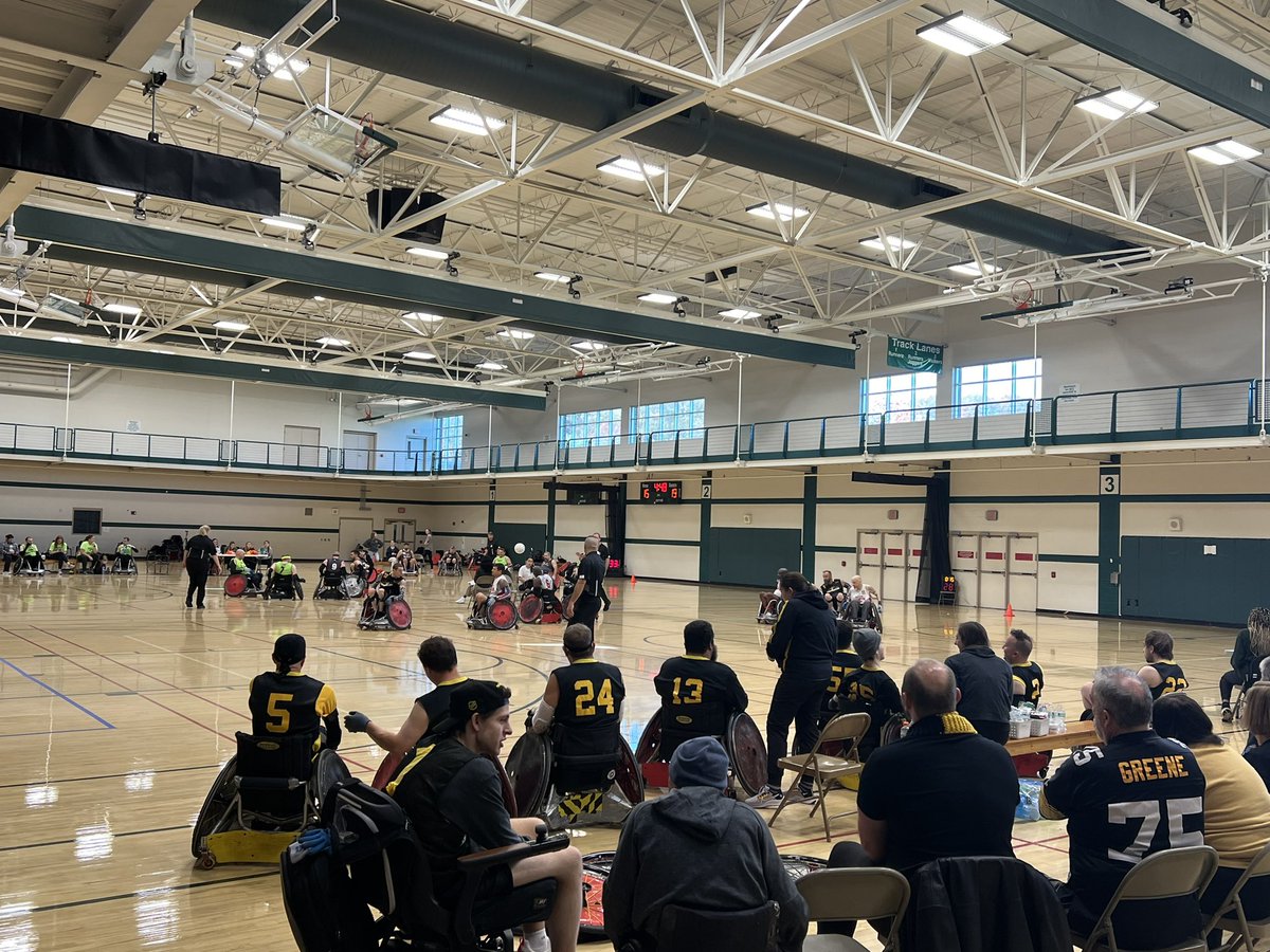 Great time covering for <a href="/pghSteelWheeler/">SteelWheelers</a> wheelchair rugby tournament! #Steelwheelers