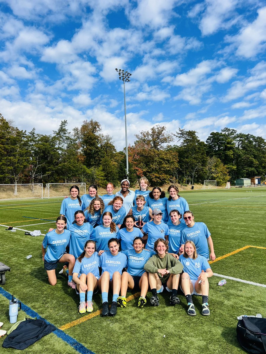 So good to be back <a href="/heelsrugby/">UNC Women's Rugby</a> 🩵🐐🤍 #alumniweekend