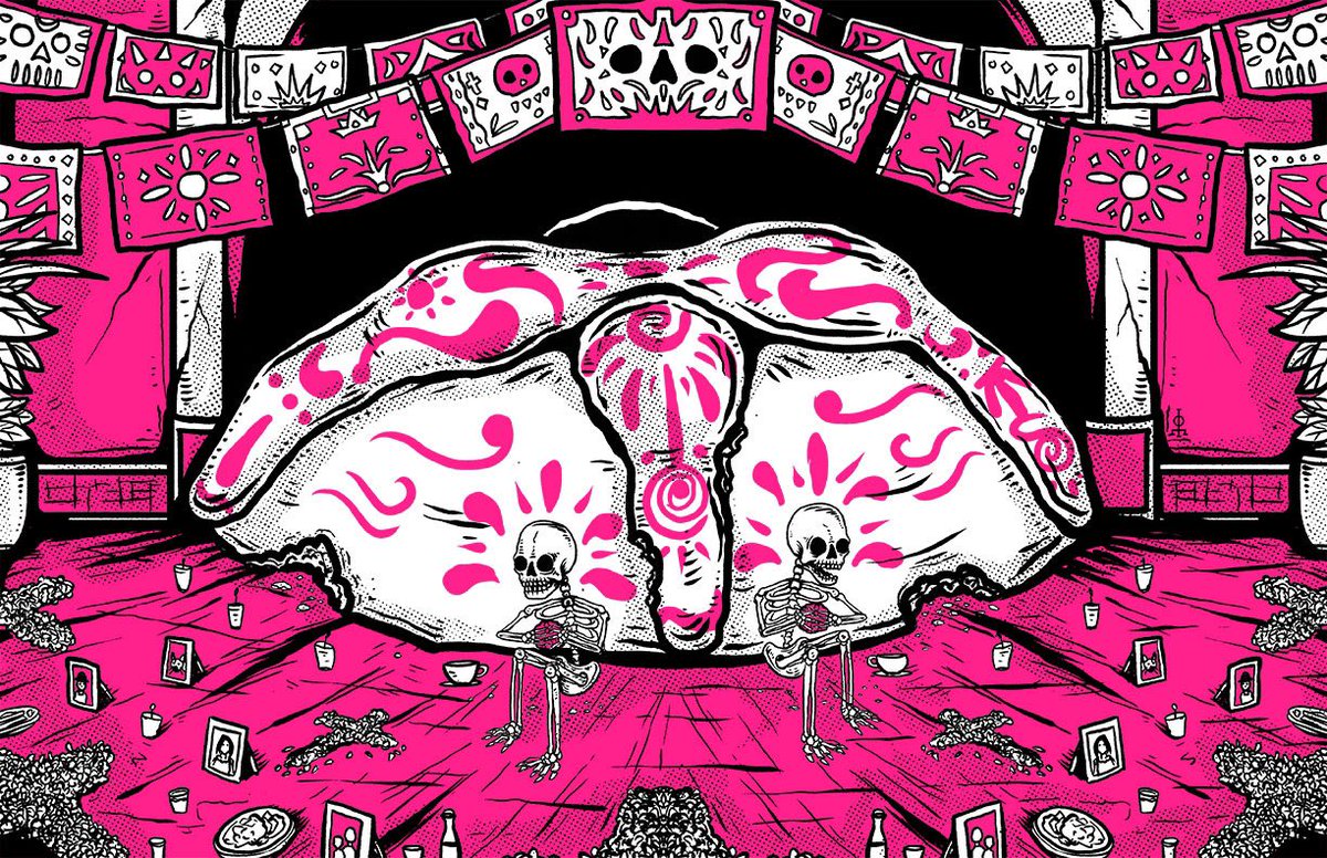 Ofrenda
 #diademuertos #ilustración