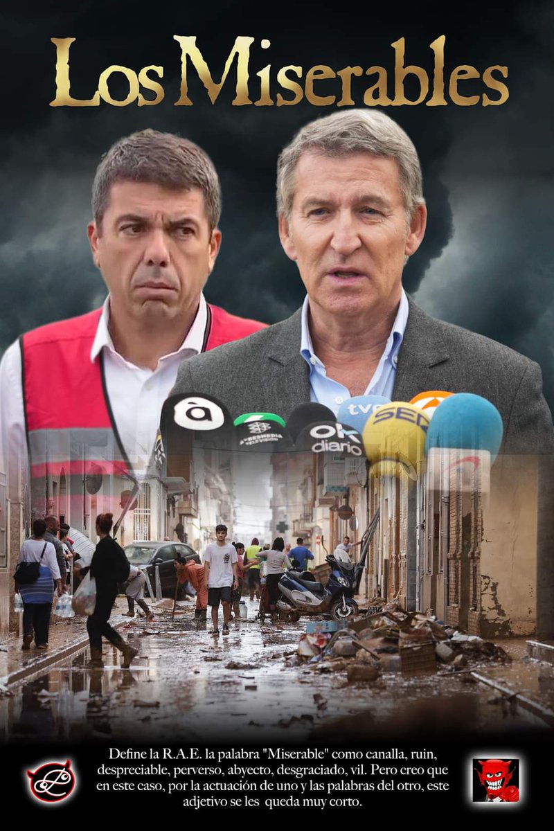 CorellaTej7982's tweet photo. #pp #partidopodrido #partidopopular #partit #partitpopular #populars #mafiapp #mafia #dana #sedavi #paiporta #sos #mazon #valencia #ComunitatValenciana #FeijooDimision #feijoomentiroso #mazondimision #NiOlvidoNiPerdón #NoOlvidamos #NoPasaran #corruptos #ffaa #ume #tt 😡🤬😰🫣🤢😤 https://t.co/GOVaXaScwT