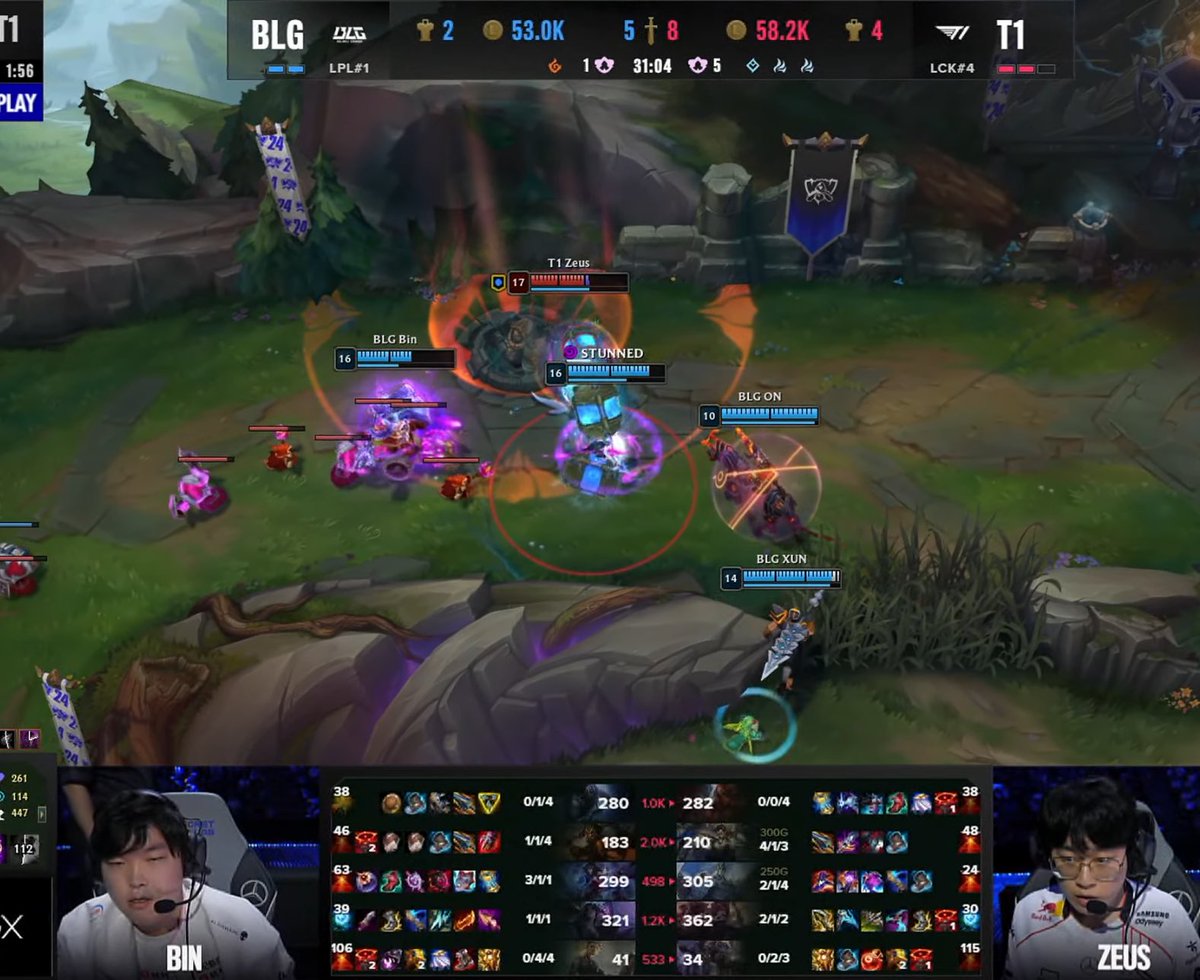 worlds 2023 - 4 members of the enemy team collapse onto zeus in the toplane, T1 respond, they win the series

worlds 2024 - 4 members of the enemy team collapse onto zeus in the toplane, T1 respond, they win the series

harm their youngest, get fucked.