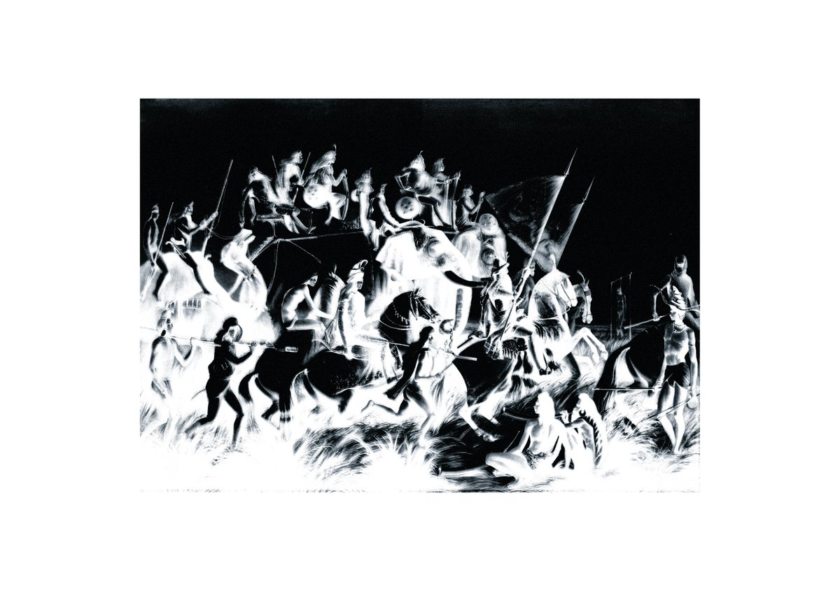 Edit of Soltykoff's "Chir Sing Maharaja des Siks Roi du Panjab avec sa Suite"