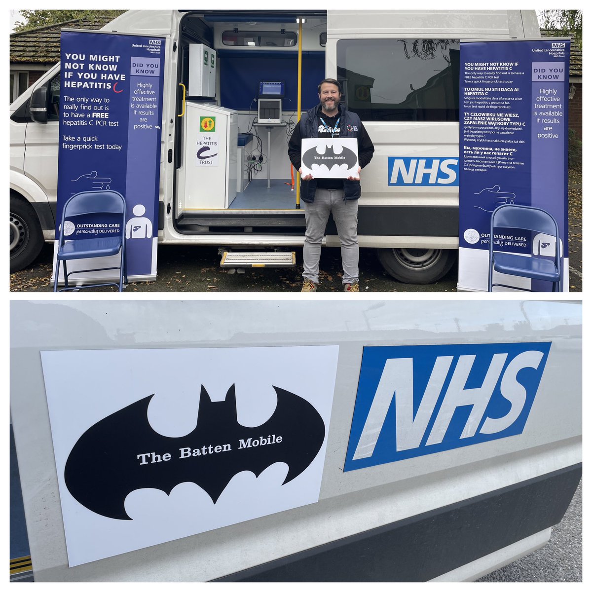 We have a name…The Batten Mobile.

Our clinical van is named in honor of our beloved friend and colleague,Neil Batten,who dedicated his life to helping others. Neil’s memory drives our mission to make BBV testing accessible for all.
<a href="/HepatitisCTrust/">The Hepatitis C Trust</a>
<a href="/clintaskew1/">Clinton Askew</a>
<a href="/SarahMo17611619/">Sarah Montague</a>