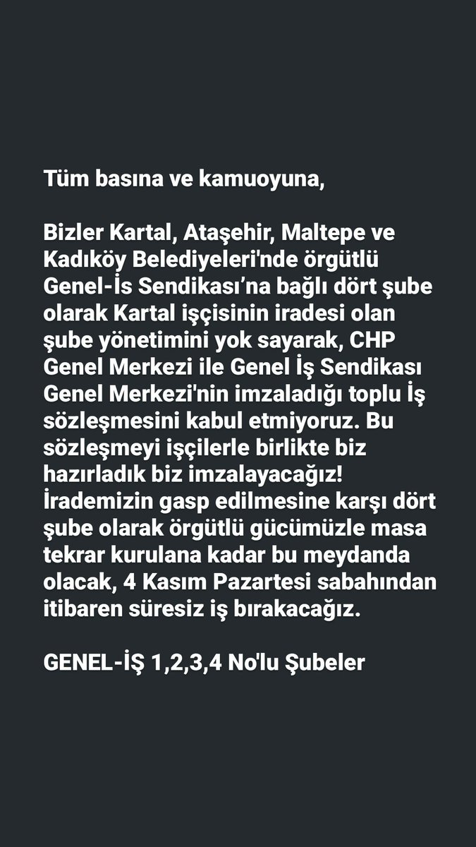 #belediyeişçileridirenişte