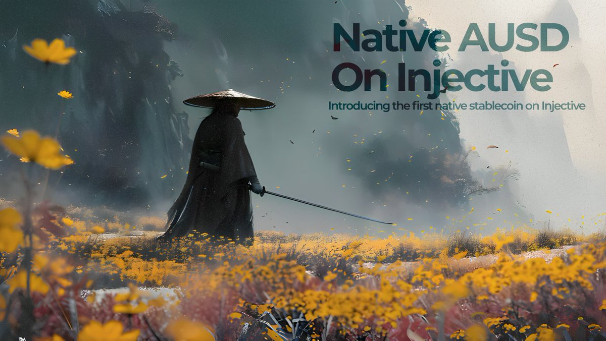First Native Stablecoin on <a href="/injective/">Injective 🥷</a>: $AUSD

Backed by VanEck and secured by State Street, <a href="/withAUSD/">Agora</a> enhances liquidity between DeFi and TradFi, creating a smooth gateway for global Injective dApps.

#Injective #AUSD #Stablecoin #DeFi #TradFi #Blockchaininjective
