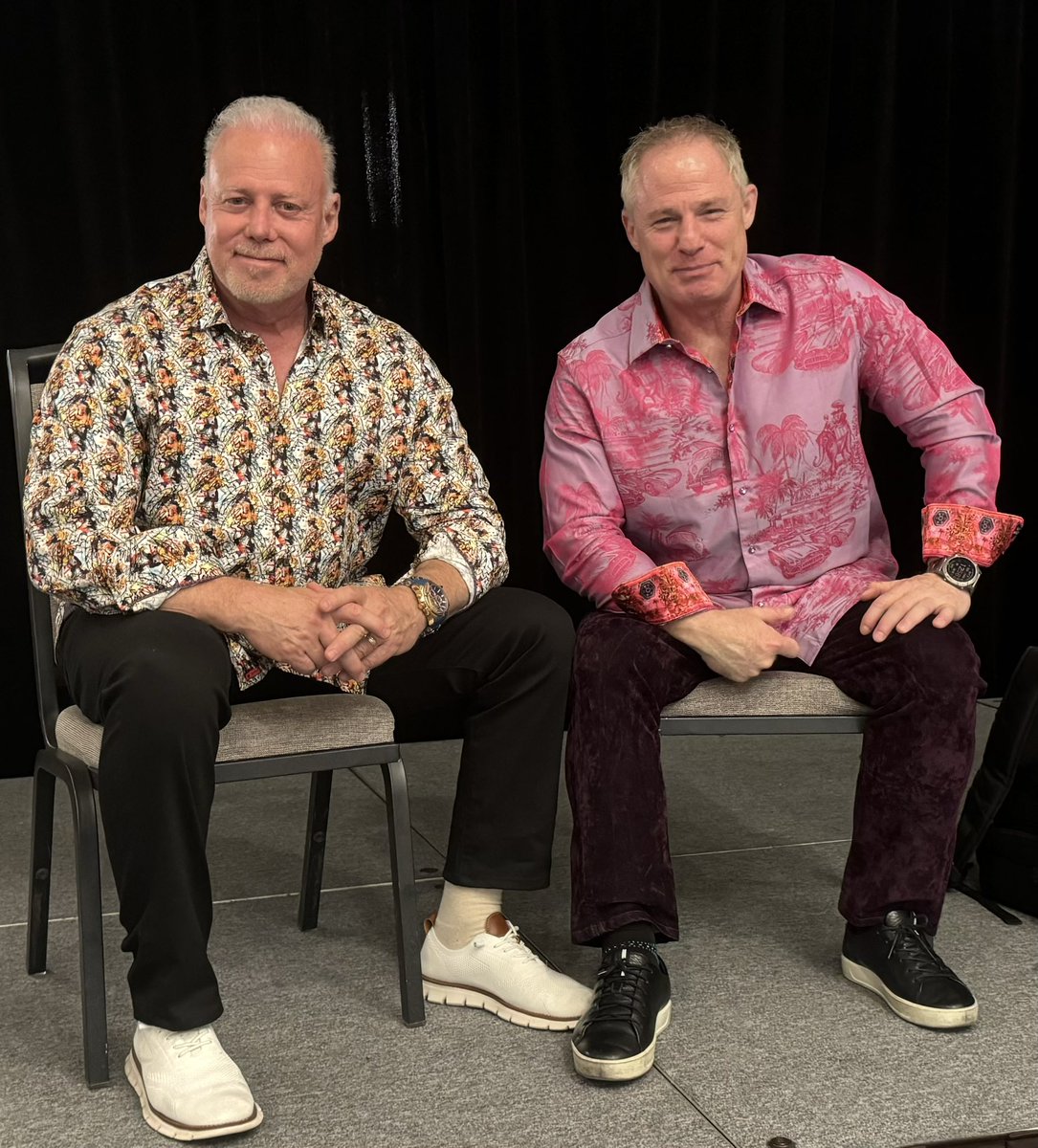 RickCollinsEsq's tweet photo. Like traveling minstrels, we have taken our show “on the road” having departed Las Vegas for the North. David Sandler and I are now here in #mississauga for #SWIS2024! Thanks to Ken Kinakin for inviting us once again!! https://t.co/2SEcXIaFPG
