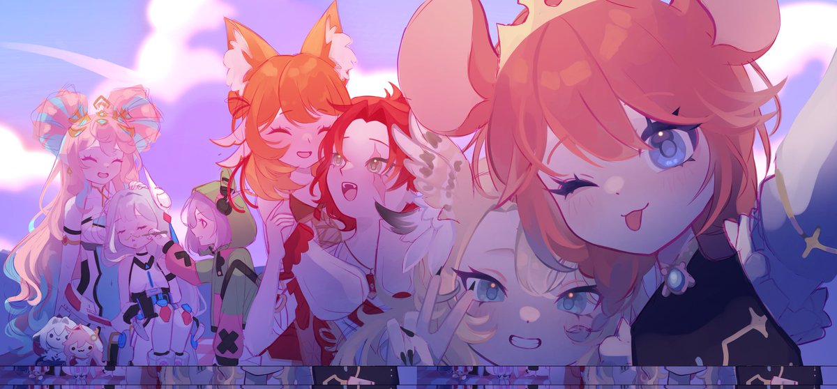 maifumiii's tweet photo. Thank you EIEN for all the memories and fun times 🩷
Aghh I had to rush this fanart a little but I hope it's still okay ;;
Love you all so much
#LuminArti
#Dokoodle
#Navilust
#Blasterpiece
#ArtofSkye
#Mirrilust https://t.co/GbOoP6zfp8