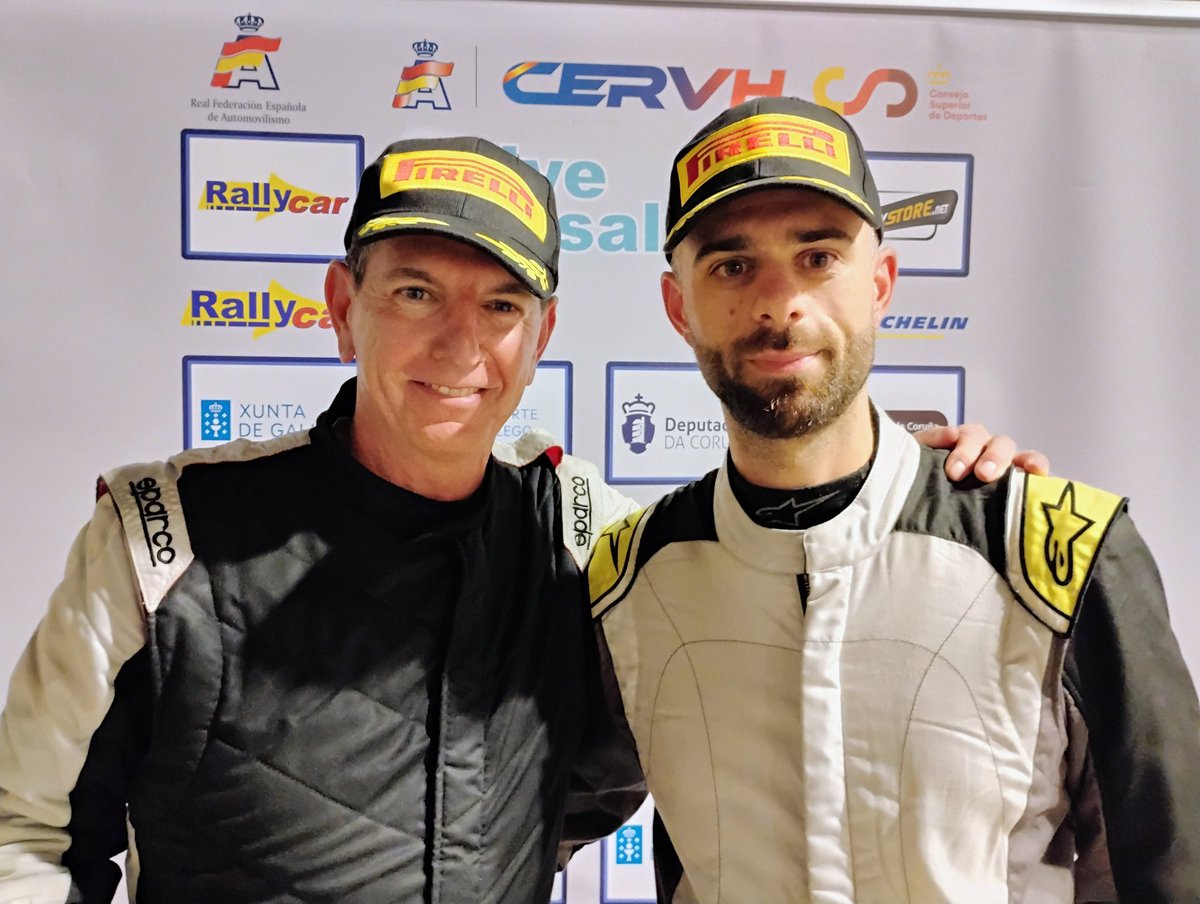 cerh_rfeda's tweet photo. Terminado el #rallyeriasaltas con victoria en la general del #CERVH y en la categoría #Pre81 para Xesús Ferreiro y Javi Anido. Manuel Muniente y Diego Louzao se han impuesto en #Pre2000 y Miguel Ángel García y Mónica López en #pre90 https://t.co/r1XlY50DzP