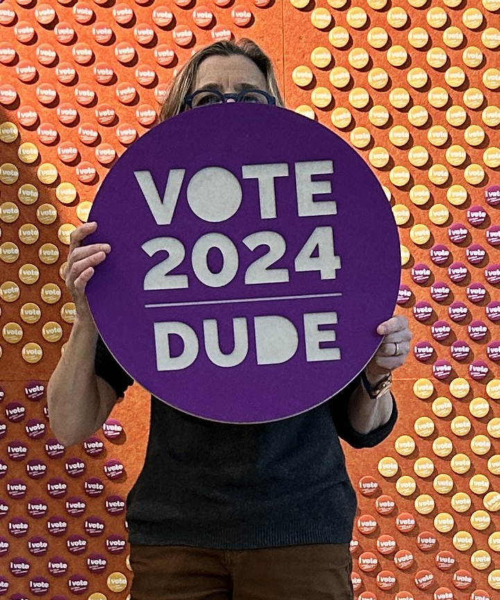 If there's one thing you need to know about Stephanie, it's that she loves felt almost as much as she loves voting 🗳️💖(and that's saying a lot.)