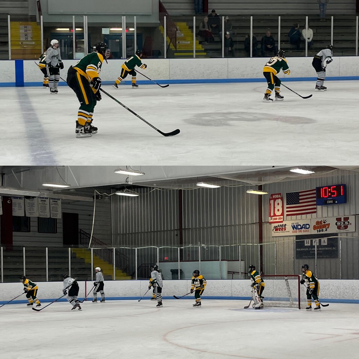 ejohnson314's tweet image. I’m in Indiana County, PA today with the GMU Women’s Ice Hockey Club. We competed against Slippery Rock University six hours ago &amp;amp; loss by a landslide. 13 to 0. Such a terrible score. All I kept hoping for was that we would score one point, which didn’t happen. #lowexpectations