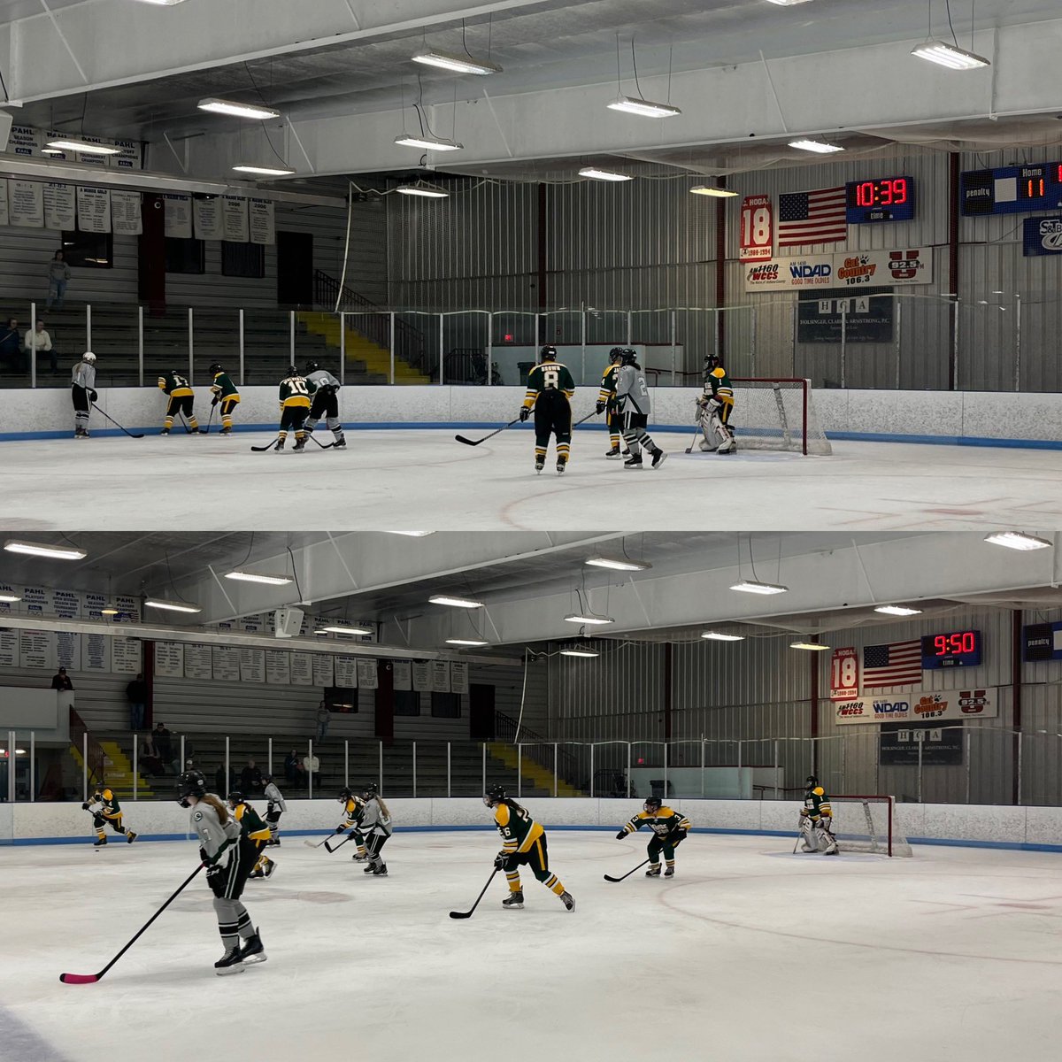 ejohnson314's tweet image. I’m in Indiana County, PA today with the GMU Women’s Ice Hockey Club. We competed against Slippery Rock University six hours ago &amp;amp; loss by a landslide. 13 to 0. Such a terrible score. All I kept hoping for was that we would score one point, which didn’t happen. #lowexpectations
