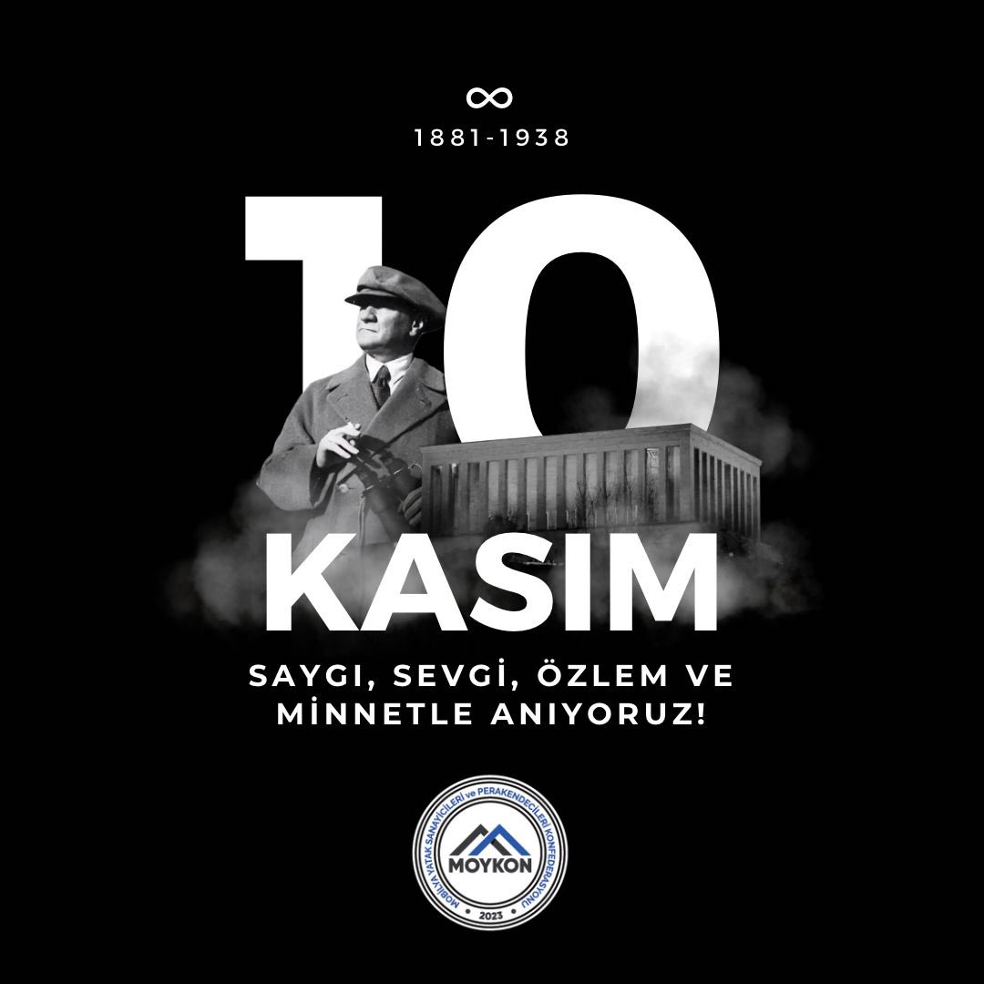 Cumhuriyetimizin kurucusu, bağımsızlığımızın simgesi Ulu Önder Mustafa Kemal Atatürk’ü aramızdan ayrılışının 86. yıl dönümünde saygı, sevgi ve özlemle anıyoruz.

 #AtamızaMinnet #SonsuzÖzlemle #10Kasım