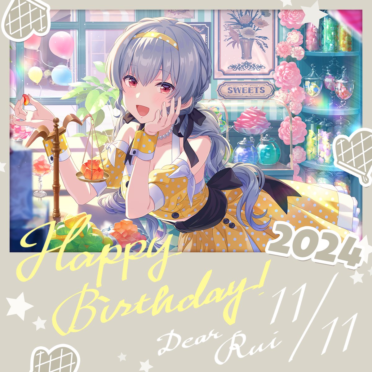 🎂HAPPY BIRTHDAY 瑠依🎂 11/11は瑠依(CV：雨宮天)の誕生日