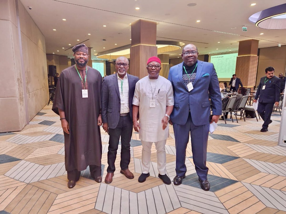 OnuigboSI's tweet photo. It was a great honour to have joined the Nigerian delegation to the @climateparl and @UNIDO event “Green Investment #IstanbulDialogue”. This is part of fhe “Parliamentarians for
Climate Finance” programme funded by @theGCF which is commencing in 15 African countries. 

As conversations globally gather momentum on the need for a just and equitable transition to a green economy, it bears repetition on my part to restate that going green is the only pathway to a sustainable future for us as a country and for Africa as a continent. 

We must therefore continue to learn, unlearn, and seek collaborations where and when necessary to position our country and continent for the future.

Part of the Nigerian delegation are: HE @iamHSDickson,Chairman @NGRSenate Committee on Ecology and Climate Change; HE @SenatorEnyi Chairman of @NGRSenate Committee on Power; Hon @st_kama, Chairman,  @HouseNGR Committee on Climate Change and Security; myself, and others.