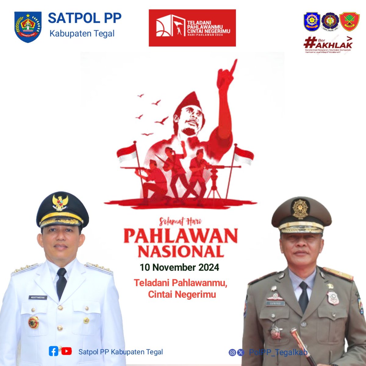 Selamat Hari Pahlawan
-10 November 2024-

"Teladani Pahlawanmu, Cintai Negerimu