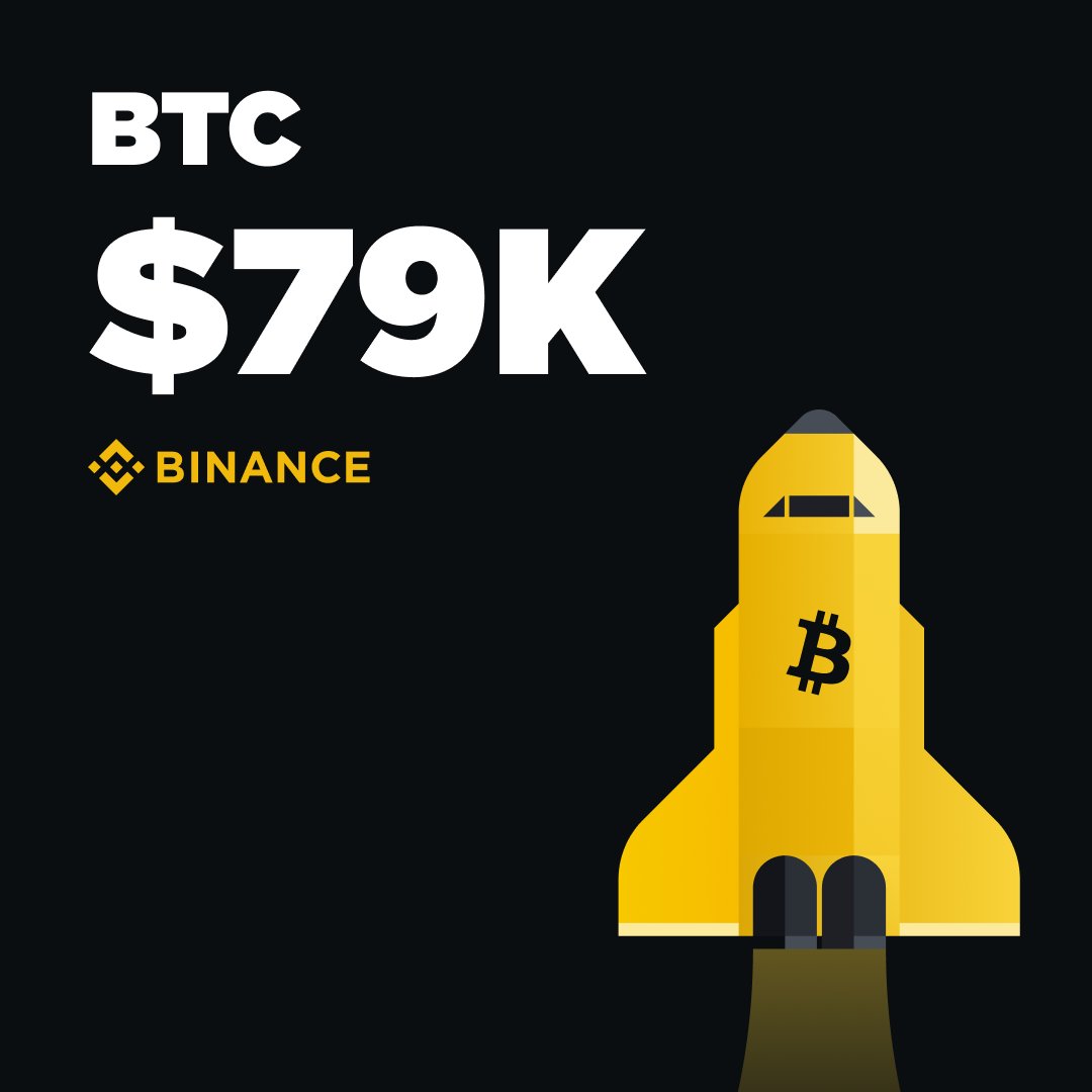 binancezh's tweet photo. #BTC 现已突破79K🚀
前方80K还会远吗？ https://t.co/N1788UCkJ3