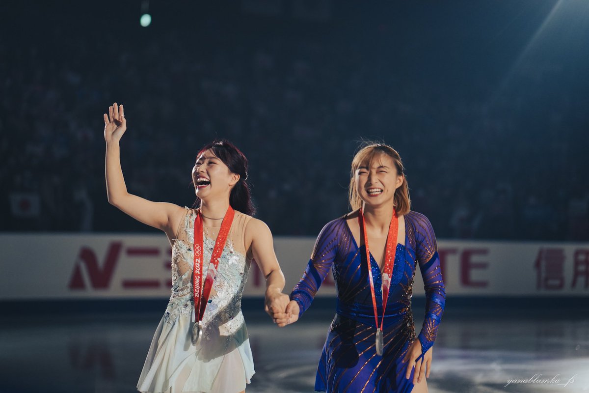 yanablumka's tweet photo. 🥹❤️‍🔥

#WakabaHiguchi
#KaoriSakamoto
#NHKTrophy https://t.co/NhfpOSTn9P