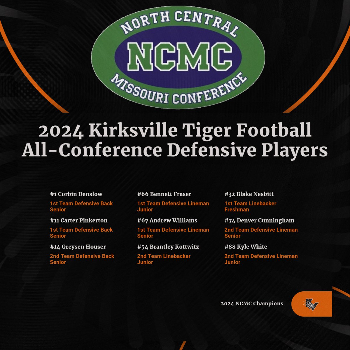Kirksville Tiger Football tweet media