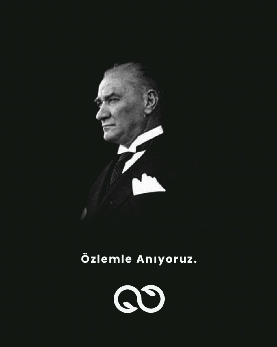 Türkiye Cumhuriyeti'nin kurucusu Ulu Önderimiz Mustafa Kemal Atatürk'ü vefatının 86. yıl dönümünde saygı ve özlemle anıyoruz…

#10Kasım