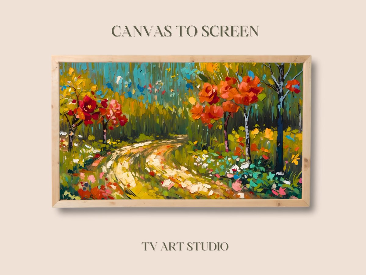 JENIEBUG76's tweet image. Frame TV Art - Sunlit Escape A Walk Through the Woods - Tv art for Samsung Frame TV - 4K TV Wallpaper - Digital Download tuppu.net/4be2ba5e #screensaver #digitalwallpaper #digitalbackground #digitalart #Etsy #frametvart #CanvastoScreen #RusticHomeDécor