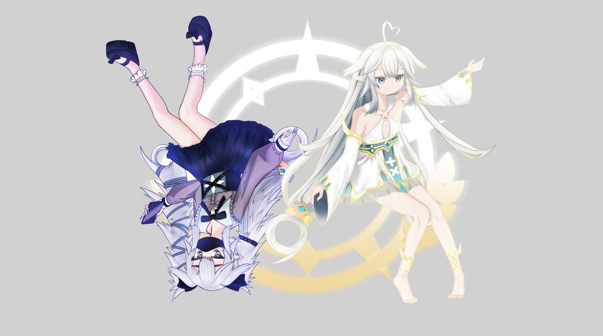HaruBi1467's tweet photo. #ART_NINA
빛의 평범한 주신님과 어둠의 지뢰계 주신님 https://t.co/vFURnt6qbW