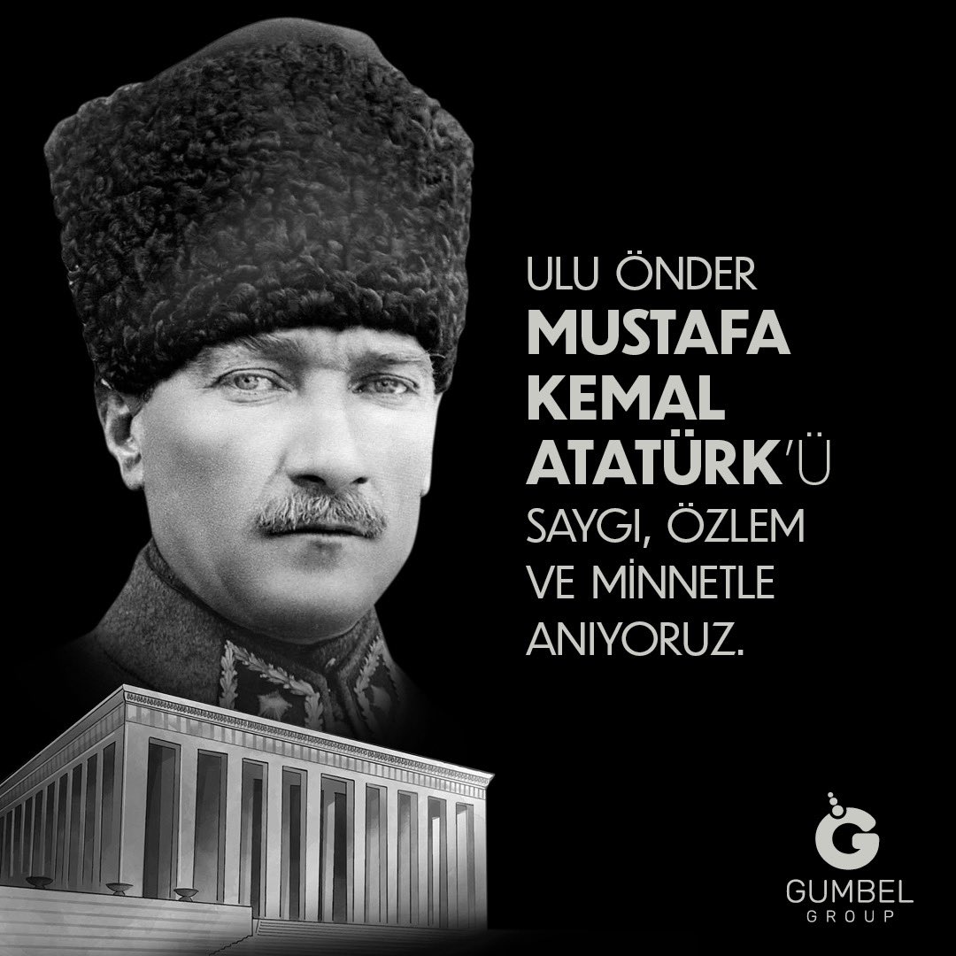 Ulu Önder Mustafa Kemal Atatürk’ü ve çağdaş yaşam idealini daima hatırlıyor, özlem, saygı ve minnetle anıyoruz.