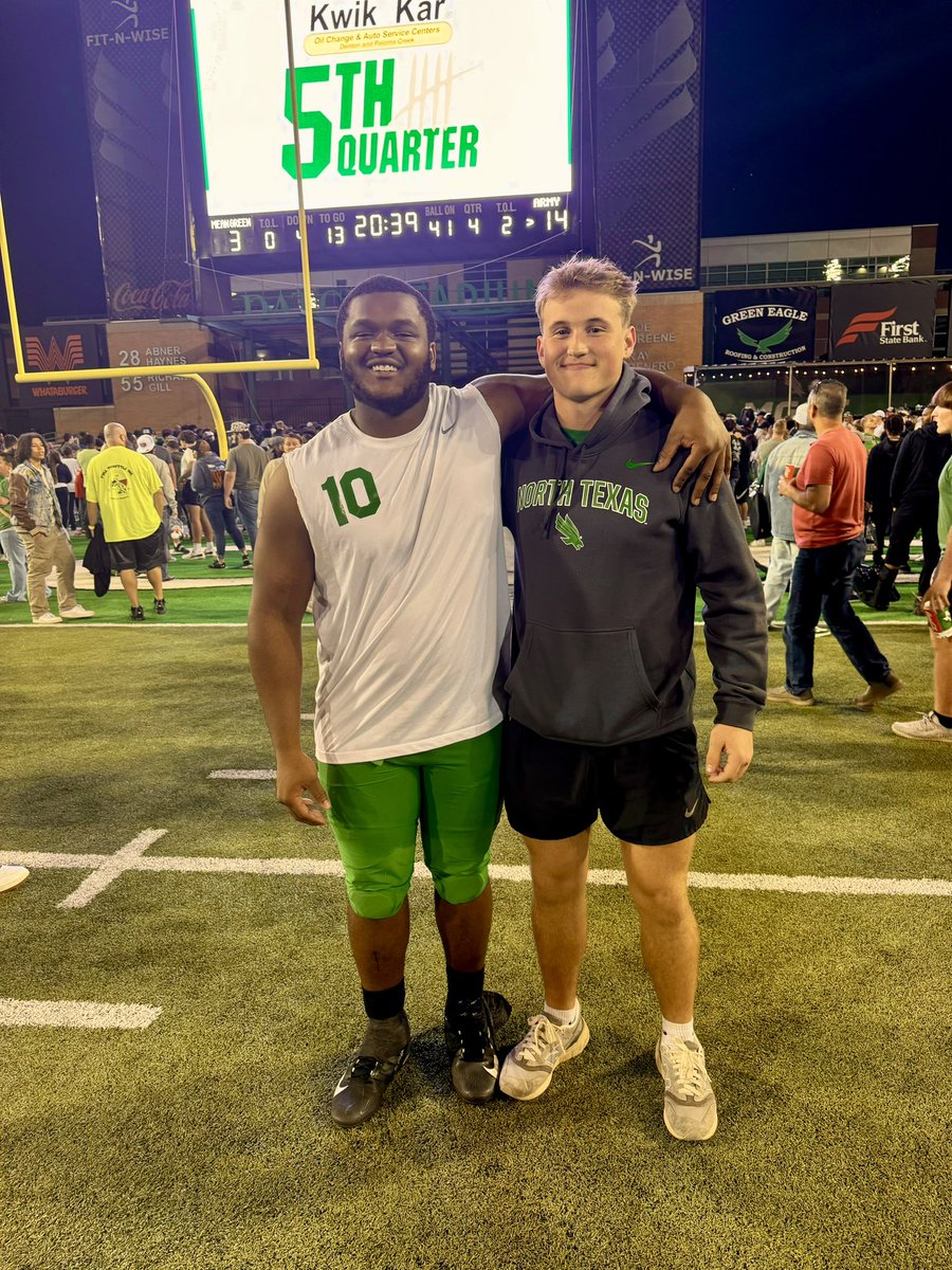 Great game, UNT fought hard, Rod with a sack on 3rd!
<a href="/Roderick102021/">Rod Brown</a>
<a href="/TrustMyEyesO/">⭕️FFERTUNITY</a> 
<a href="/MeanGreenFB/">UNT Football</a> #GMG #BTB