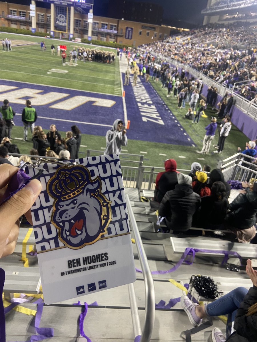 Ben Hughes (@ben_hughes8) on Twitter photo Had a great time <a href="/JMUFootball/">JMU Football</a> this weekend. Had a fun time watching the Dukes dominate Georgia State. Glad I could strengthen my relationship with the Dukes and their coaching staff. <a href="/JMUFBRecruiting/">JMU Football Recruiting</a> <a href="/WLFootball/">W-L Football</a> <a href="/WLHSAthletics/">Generals</a> Had a great time <a href="/JMUFootball/">JMU Football</a> this weekend. Had a fun time watching the Dukes dominate Georgia State. Glad I could strengthen my relationship with the Dukes and their coaching staff. <a href="/JMUFBRecruiting/">JMU Football Recruiting</a> <a href="/WLFootball/">W-L Football</a> <a href="/WLHSAthletics/">Generals</a>