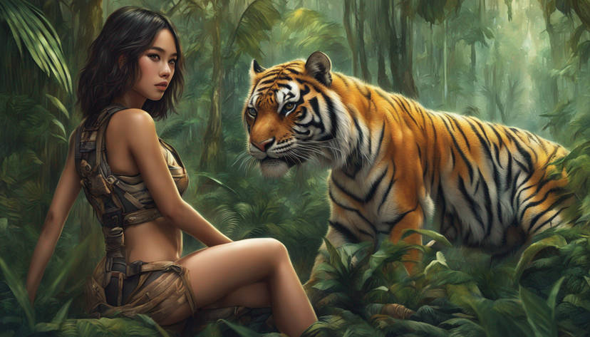 ParodyPortal's tweet photo. She is fierce...  #AIArtworkwomen #AIArtistCommunity #ARTMS #artistproof #artikelhistoriaid #aiartworksgirls #Tigersgirls #tigerandbunny https://t.co/d7f4yZzMen