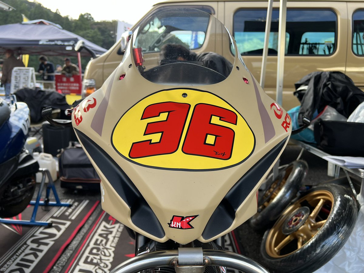 茂原ツインサーキット、最終戦！

天気は持ちそうだ☁️